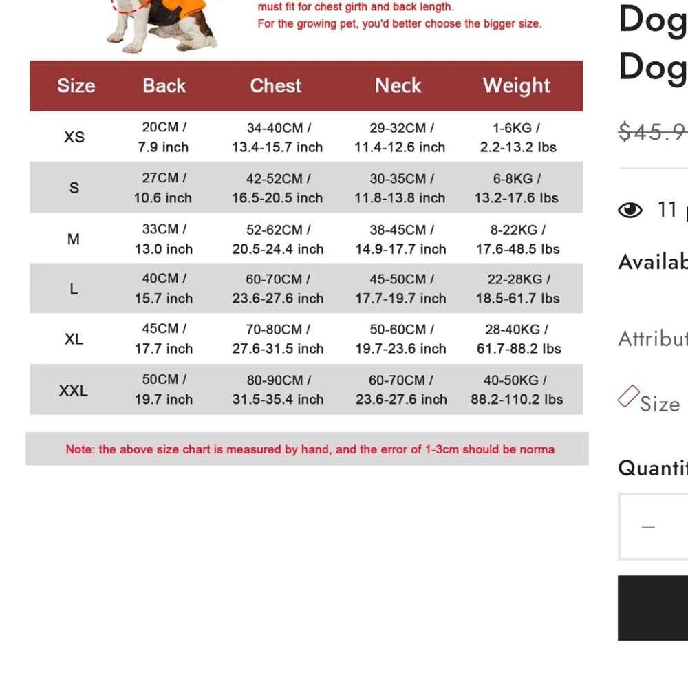 Outward Hound Medium Orange Dog Life Jacket - Picture 6 of 6